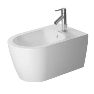 Duravit ME by Starck - pie sienas montējams bidē ar pārplūdi, ar WonderGliss, balts 22881500001
