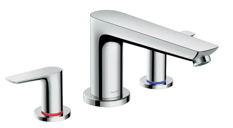 Hansgrohe Talis E - 3 atveru vannas maisītājs, Hroms 71747000