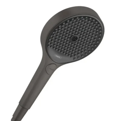Hansgrohe Rainfinity - rokas duša 130, 3 strūklu veidi, hroms melns birstēts 26864340