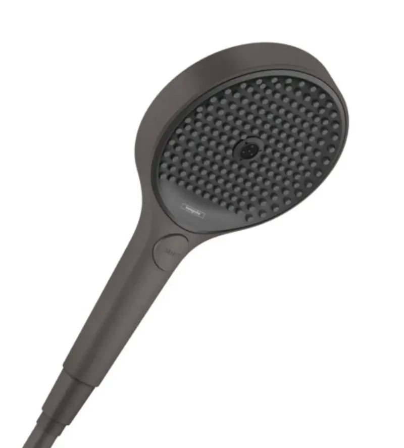 Hansgrohe Rainfinity - rokas duša 130, 3 strūklu veidi, hroms melns birstēts 26864340