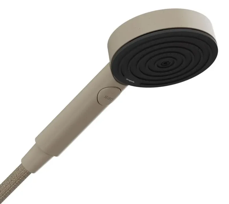 Hansgrohe Pulsify Planet Edition - rokas duša, 3 strūklas veidi, EcoSmart+, bēša 26077210