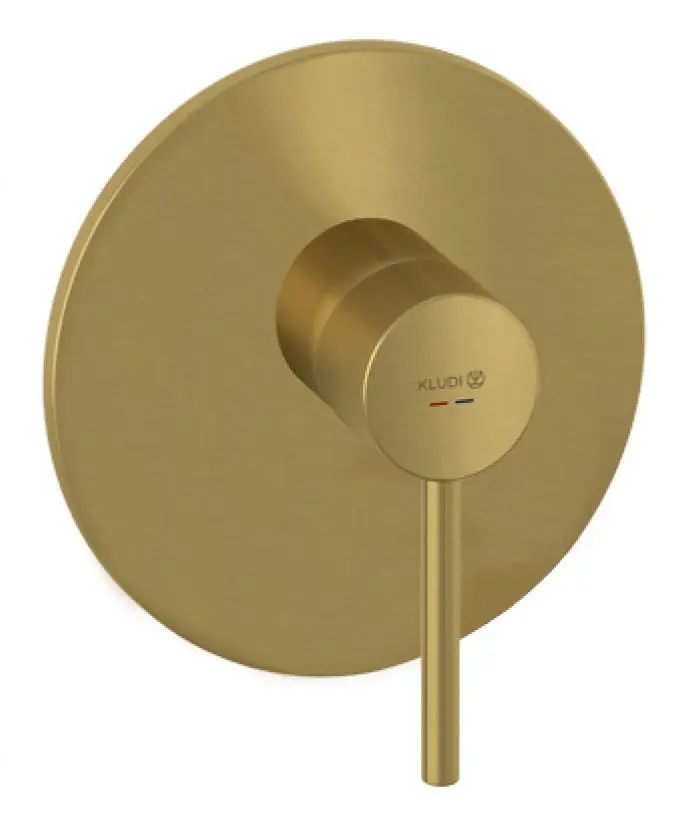 Kludi Bozz - zemapmetuma dušas maisītājs, birstēts zelts 38655N076