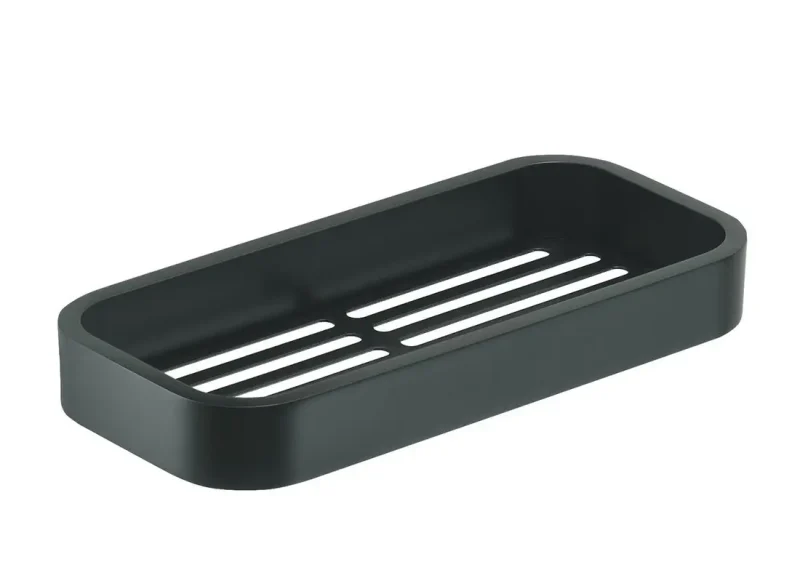 Sapho Gedy Smart - dušas plaukts 24x3x11 cm, matēti melns 321814