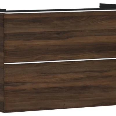 Hansgrohe Xelu Q - izlietnes apakšskapītis, 63x98x50 cm, 2 atvilktnes, tumšs valrieksts/balts matēts 54034700