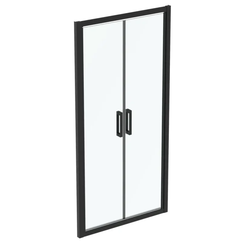 Ideal Standard Connect 2 - dušas durvis 90 cm, melns/caurspīdīgs K9294V3