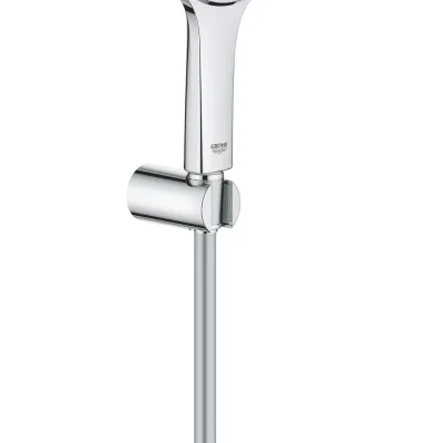 Grohe Rainshower SmartActive - sienas turētāja komplekts 130 9,5 l/min, 3 strūklas, turētājs un šļūtene, hroms 26581000
