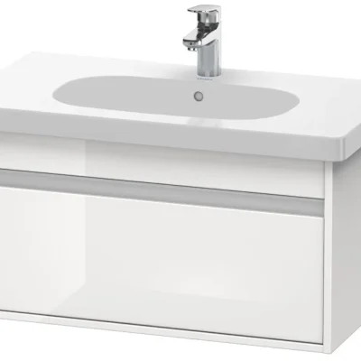 Duravit Ketho - izlietnes skapītis 41x80x46 cm, 1 atvilktne, balts spīdīgs KT666702222