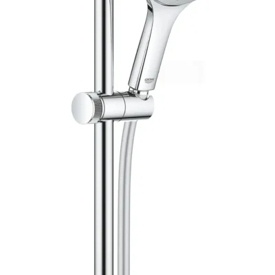 Grohe Rainshower SmartActive - dušas stieņa komplekts 150, 3 strūklas veidi, 60 cm stienis un šļūtene, hroms 26591000