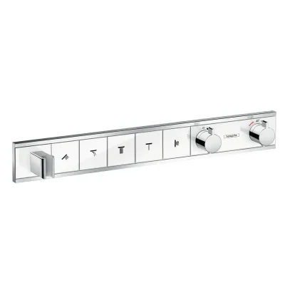 Hansgrohe RainSelect - zemapmetuma maisītājs 5 patērētājiem, balts / hromēts 15358400