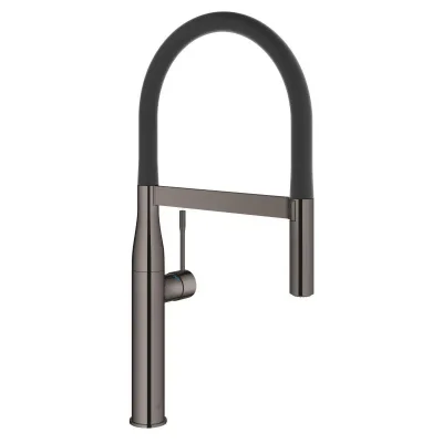 Grohe Essence - virtuves izlietnes maisītājs ar elastīgu izteku, Hard Graphite 30294A00