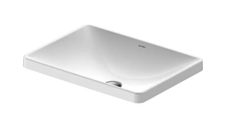 Duravit D-Neo - iebūvējama izlietne 60x44 cm, bez krāna cauruma, balta 0358600079