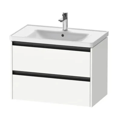 Duravit Ketho.2 - izlietnes skapītis, 55x78x46 cm, 2 atvilktnes, balts matēts K25283018180000