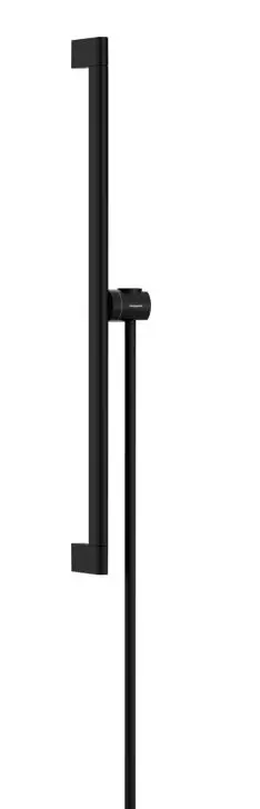 Hansgrohe Unica - dušas stienis 95 cm, ar dušas šļūteni, matēti melns 24405670