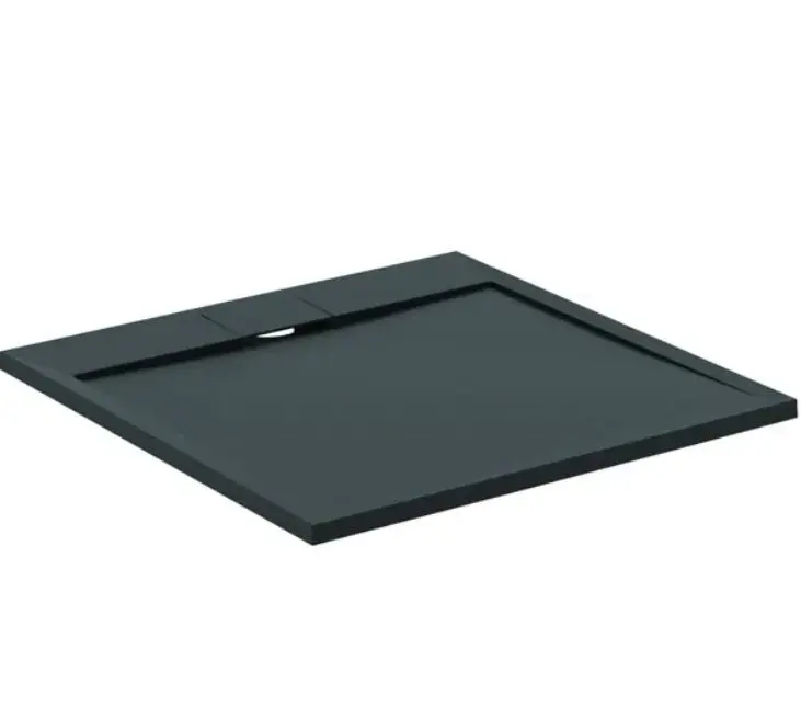 Ideal Standard i.Life - dušas paliktnis 90x90 cm, Anti-Slip, melns T5227FV