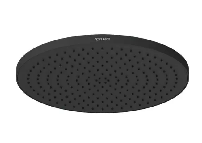 Duravit Dušas - galvas duša, diametrs 23 cm, matēti melna UV0660017046