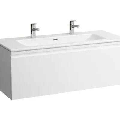 Laufen Pro S - izlietne ar zemizlietnes skapi, 120x53x50 cm, 1 atvilktne, balts spīdīgs H8609684751041