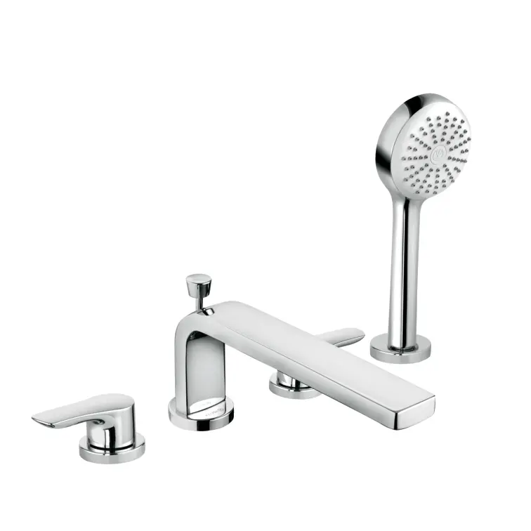 Kludi Pure&Solid - vannas maisītājs, 4 caurumu montāža, hroms 344230575