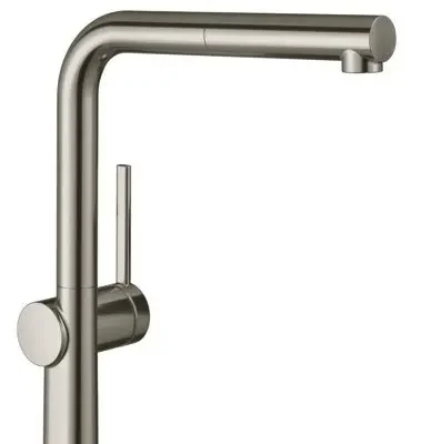 Hansgrohe M54 - izlietnes maisītājs Talis, ar izvelkamu izteku, nerūsējošais tērauds 72808800