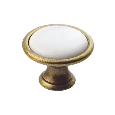 Sapho Accessoires - rokturis mēbelēm Cross, bronza/balts 12937