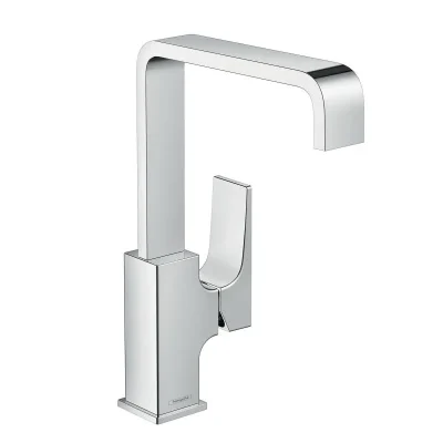 Hansgrohe Metropol - izlietnes vienas sviras maisītājs 230 ar Push-Open noteces komplektu, hromēts 32511000