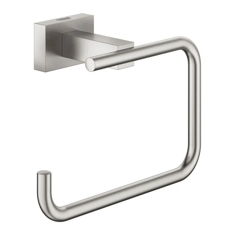 Grohe Essentials Cube - tualetes papīra turētājs, SuperSteel 40507DC1