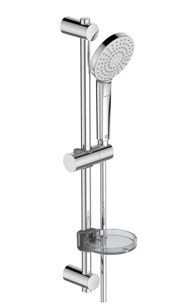 Ideal Standard Idealrain Evo Jet - dušas galva komplekts, 3 strūklas, stienis un šļūtene, hroms B2620AA