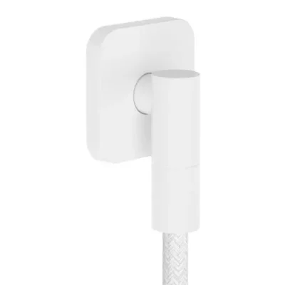 Hansgrohe FixFit Fine Q - sienas pieslēguma līkums, balts matēts 28884700