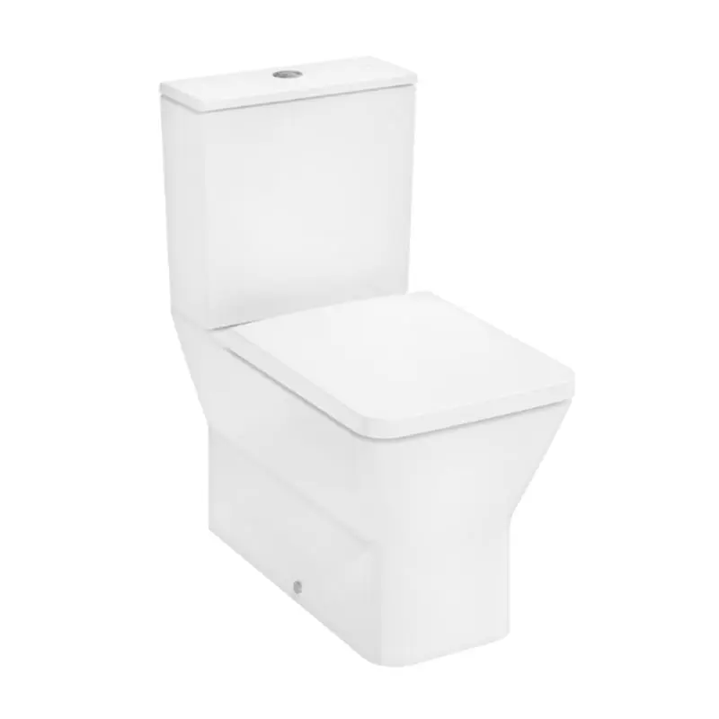 Hansgrohe EluPura Original Q - WC komplekts ar sēdekli, Vario noteka, Rimless, balts 60206450