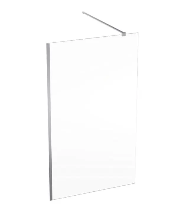 Geberit GEO - dušas siena Walk-In, 120x200 cm, sudrabs/caurspīdīgs stikls 560.159.00.2