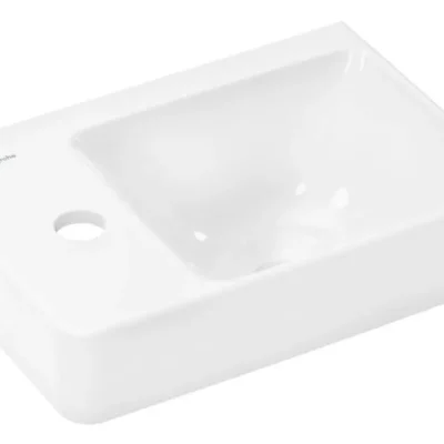 Hansgrohe Xelu Q - rokas izlietne, 36x25 cm, bez pārplūdes, ar krāna caurumu, balta 60315450