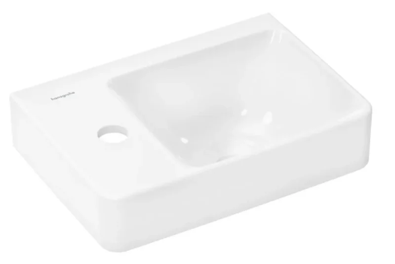 Hansgrohe Xelu Q - rokas izlietne, 36x25 cm, bez pārplūdes, ar krāna caurumu, balta 60315450