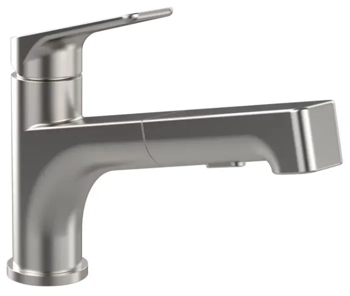 Villeroy & Boch Junis - virtuves izlietnes maisītājs ar izvelkamu dušu, nerūsējošais tērauds 928100LC