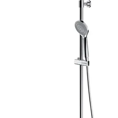 OMNIRES Y - dušas komplekts ar termostatu, diametrs 25 cm, 5 strūklas veidi, hroms Y1244LUXLCR