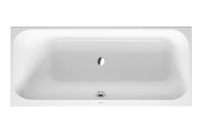 Duravit Happy D.2 - vanna 160x70 cm, kreisā puse, balta 700308000000000