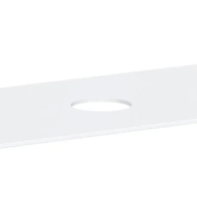Hansgrohe Xevolos E - izlietnes plātne, 118x55 cm, izgriezums vidū, balta matēta 54330700