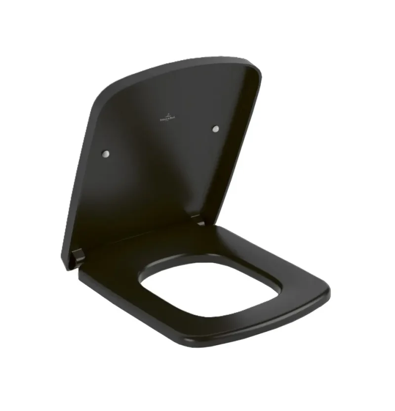 Villeroy & Boch Subway 3.0 - WC sēdeklis, SoftClosing, QuickRelease, Pure Black 8M85S1R7