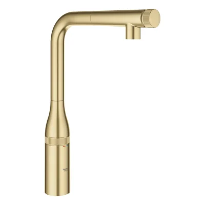 Grohe Essence SmartControl - virtuves izlietnes maisītājs ar izvelkamu izteku, SmartControl, Cool Sunrise matēts 31615GN0