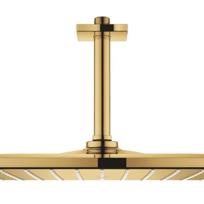 Grohe Rainshower Mono Cube - galvas dušas komplekts griestiem 142 mm, 1 strūkla, Cool Sunrise 26566GL0