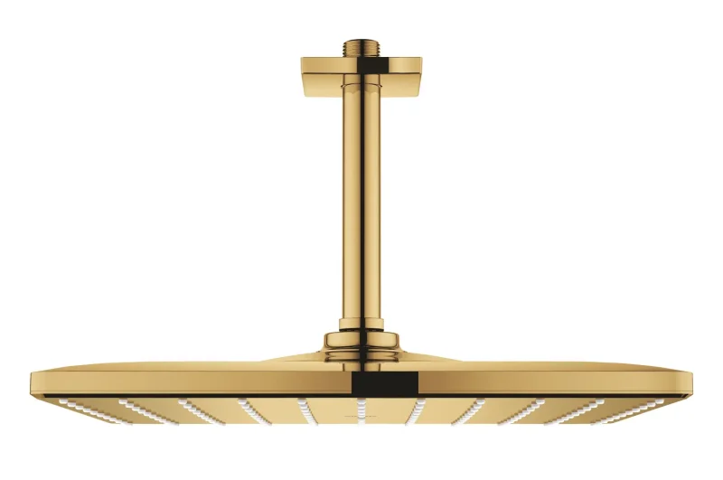 Grohe Rainshower Mono Cube - galvas dušas komplekts griestiem 142 mm, 1 strūkla, Cool Sunrise 26566GL0
