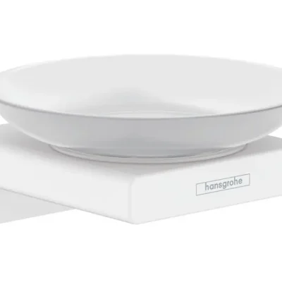 Hansgrohe AddStoris - ziepju trauks ar turētāju, stikls matēts/balts matēts 41746700