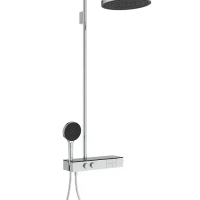 Ideal Standard Ceratherm Solos - dušas komplekts ar termostatu, diametrs 30 cm, 3 strūklu veidi, hroms A7882AA