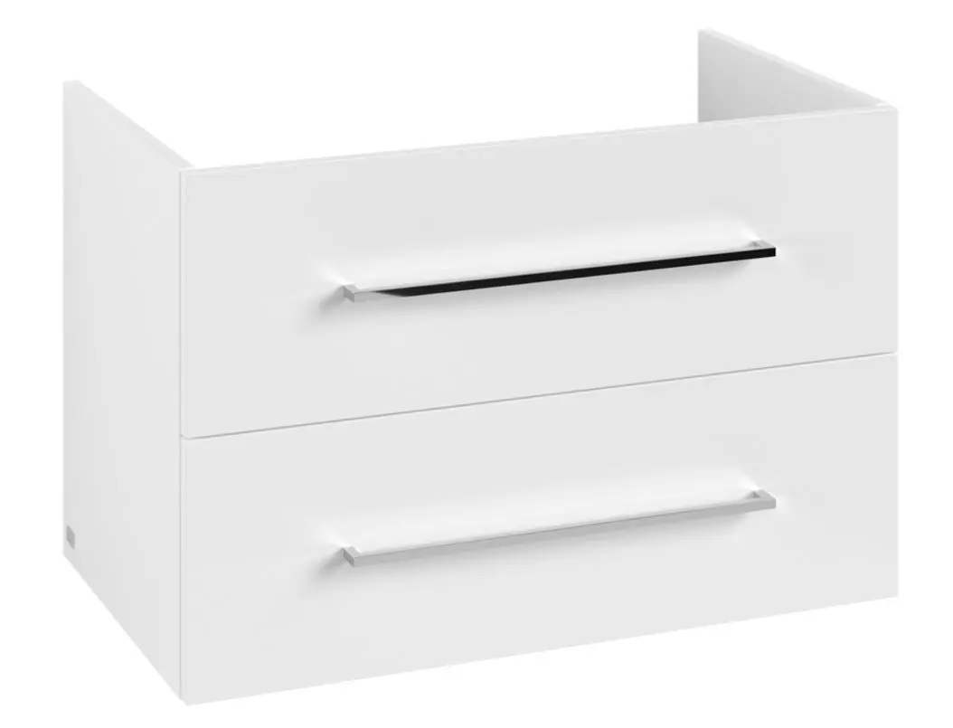 Villeroy & Boch Avento - izlietnes apakšskapītis, 78x51x45 cm, 2 atvilktnes, Brilliant White A89100VE