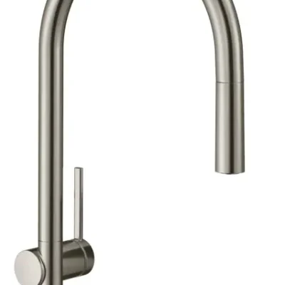 Hansgrohe M54 - virtuves izlietnes maisītājs Talis, ar izvelkamu izteku, nerūsējošais tērauds 72802800