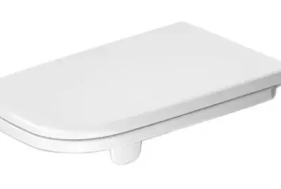 Duravit D-Code - WC sēdeklis, ar sānu pastiprinājumu, Alpu balts 0060410000