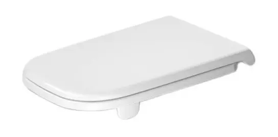 Duravit D-Code - WC sēdeklis, ar sānu pastiprinājumu, Alpu balts 0060410000
