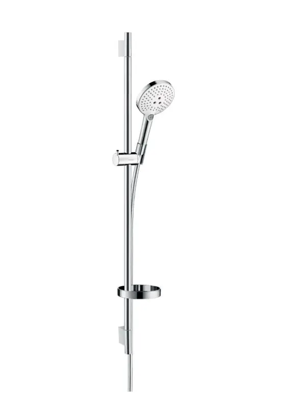 Hansgrohe Raindance Select S - dušas komplekts 120, 3 strūklas, balts / hromēts 26631400