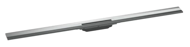Hansgrohe RainDrain Flex - dušas noteka 1200 ar nerūsējošā tērauda resti, saīsināma, montāžai pie sienas, hromēta 56054000