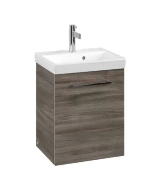 Villeroy & Boch Avento - izlietnes apakšskapis, 43x51x35 cm, 1 durvis, Stone Oak A88701RK