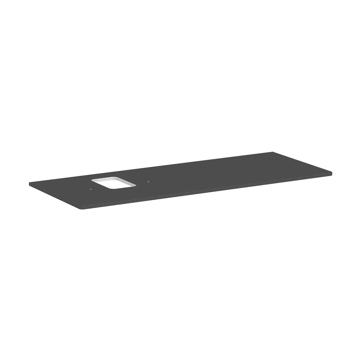 Hansgrohe Xelu Q - izlietnes plātne 136x55 cm, izgriezums kreisajā pusē, matēti pelēka 54123910