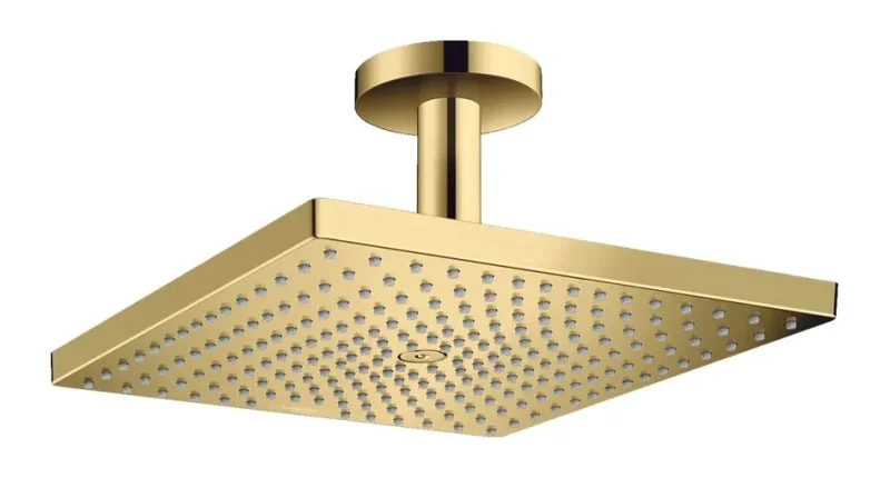 Hansgrohe Raindance E - galvas duša, 30x30 cm, EcoSmart, pulēta zelta apdare 26251990